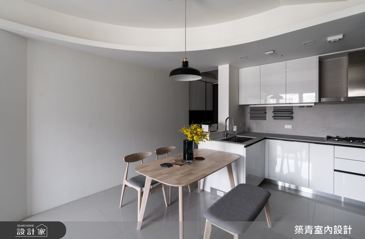 40坪預售屋＿北歐風餐廳廚房案例圖片＿築青室內裝修有限公司＿築青_59之5