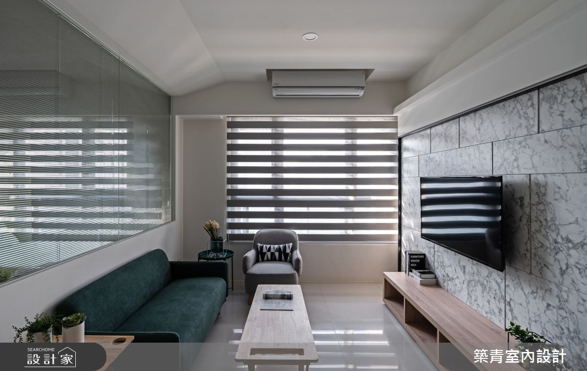 40坪預售屋＿北歐風客廳案例圖片＿築青室內裝修有限公司＿築青_59之1
