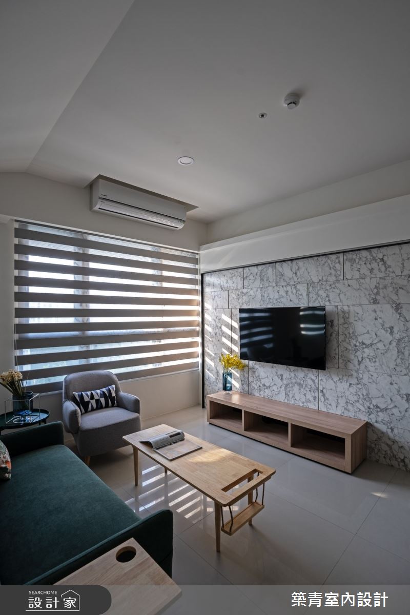 40坪預售屋＿北歐風客廳案例圖片＿築青室內裝修有限公司＿築青_59之2