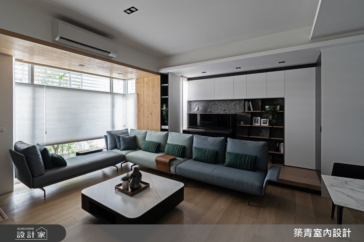 48坪新成屋(5年以下)＿現代風客廳案例圖片＿築青室內裝修有限公司＿築青_60之6