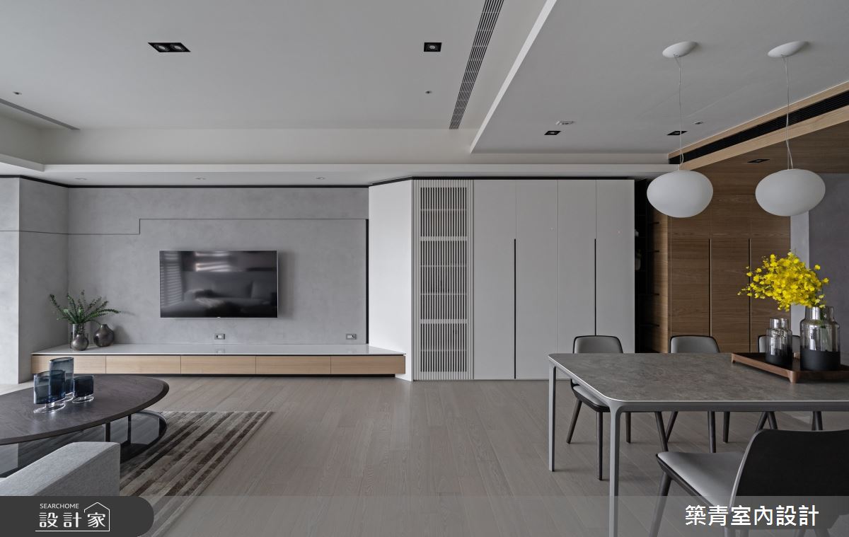 48坪新成屋(5年以下)＿現代風客廳餐廳案例圖片＿築青室內裝修有限公司＿築青_61之6