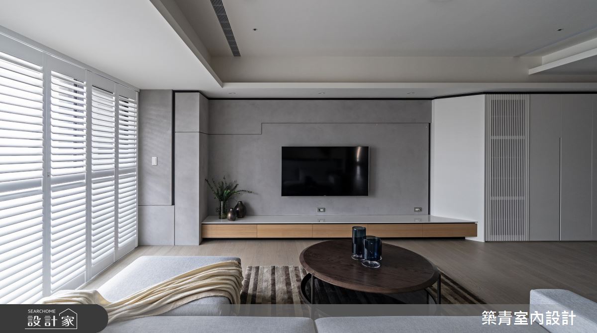 48坪新成屋(5年以下)＿現代風客廳案例圖片＿築青室內裝修有限公司＿築青_61之3