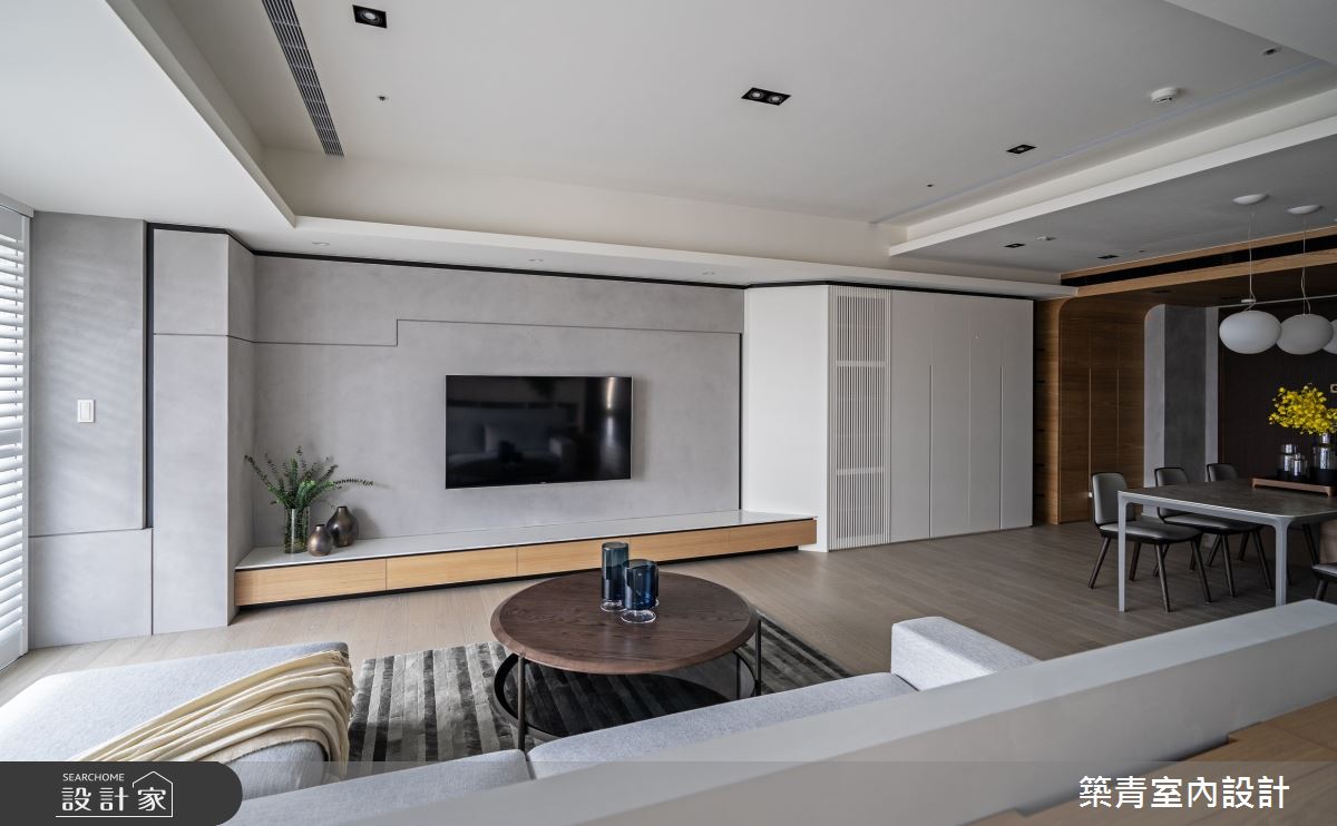 48坪新成屋(5年以下)＿現代風客廳餐廳案例圖片＿築青室內裝修有限公司＿築青_61之7