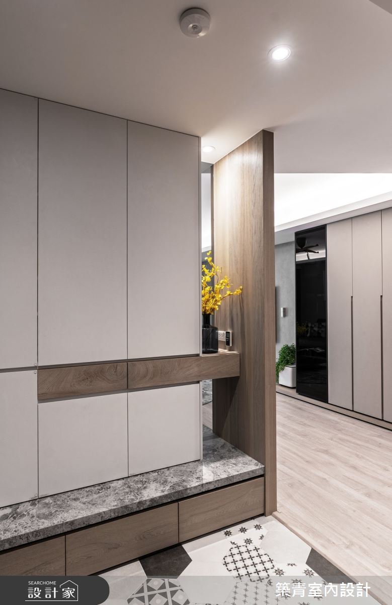 48坪新成屋(5年以下)＿現代風玄關案例圖片＿築青室內裝修有限公司＿築青_62之1