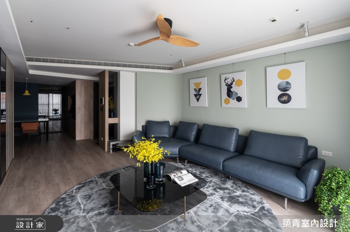 48坪新成屋(5年以下)＿現代風客廳案例圖片＿築青室內裝修有限公司＿築青_62之6