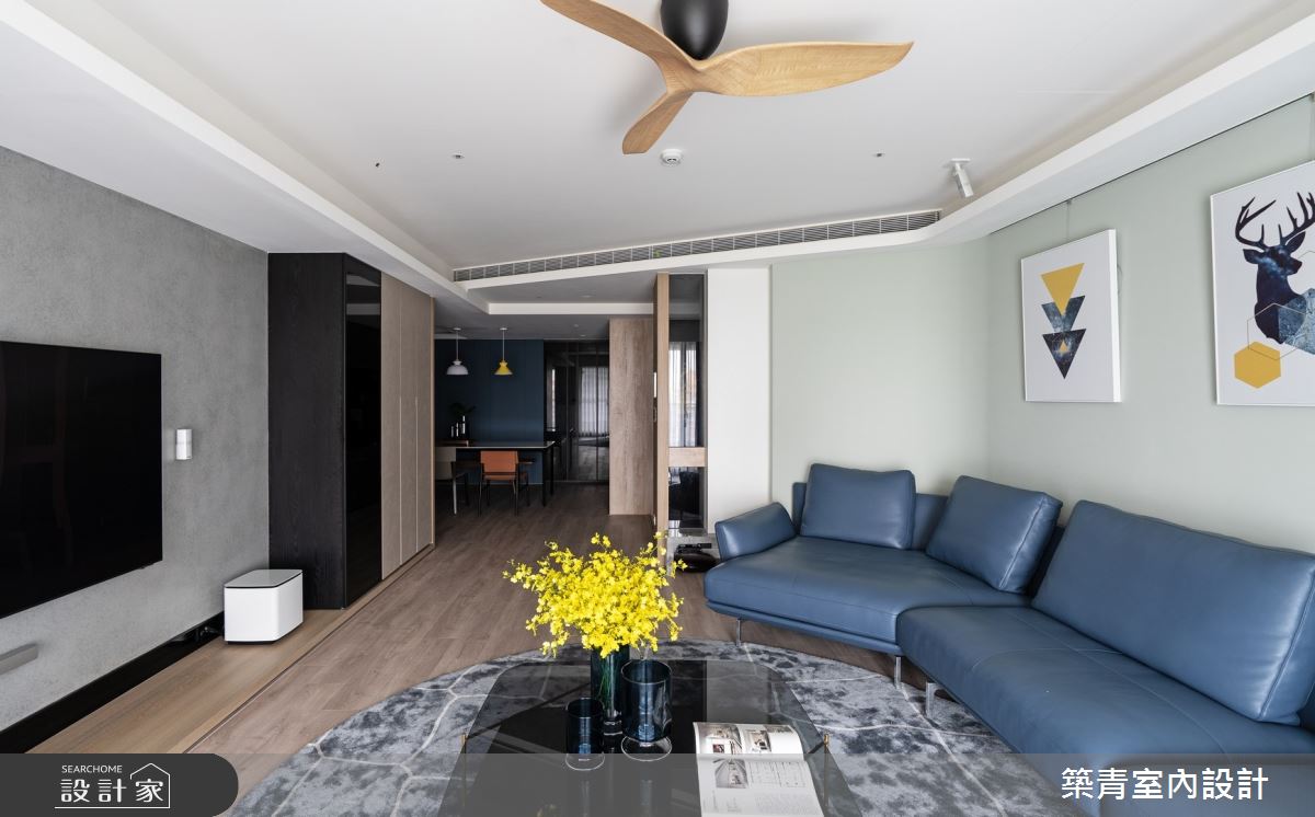 48坪新成屋(5年以下)＿現代風客廳案例圖片＿築青室內裝修有限公司＿築青_62之7
