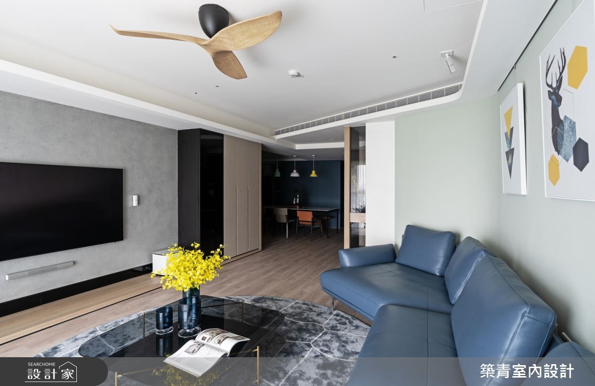 48坪新成屋(5年以下)＿現代風客廳案例圖片＿築青室內裝修有限公司＿築青_62之8
