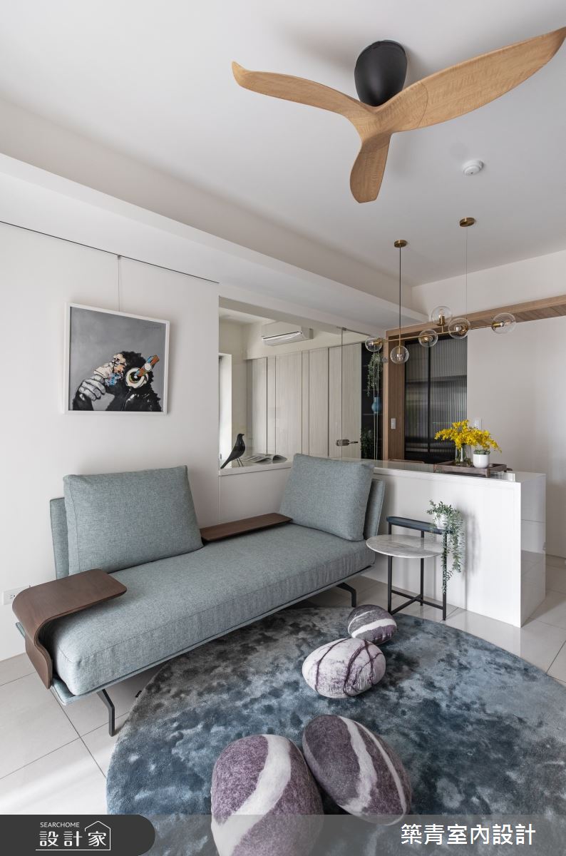 21坪新成屋(5年以下)＿現代風客廳案例圖片＿築青室內裝修有限公司＿築青_63之8