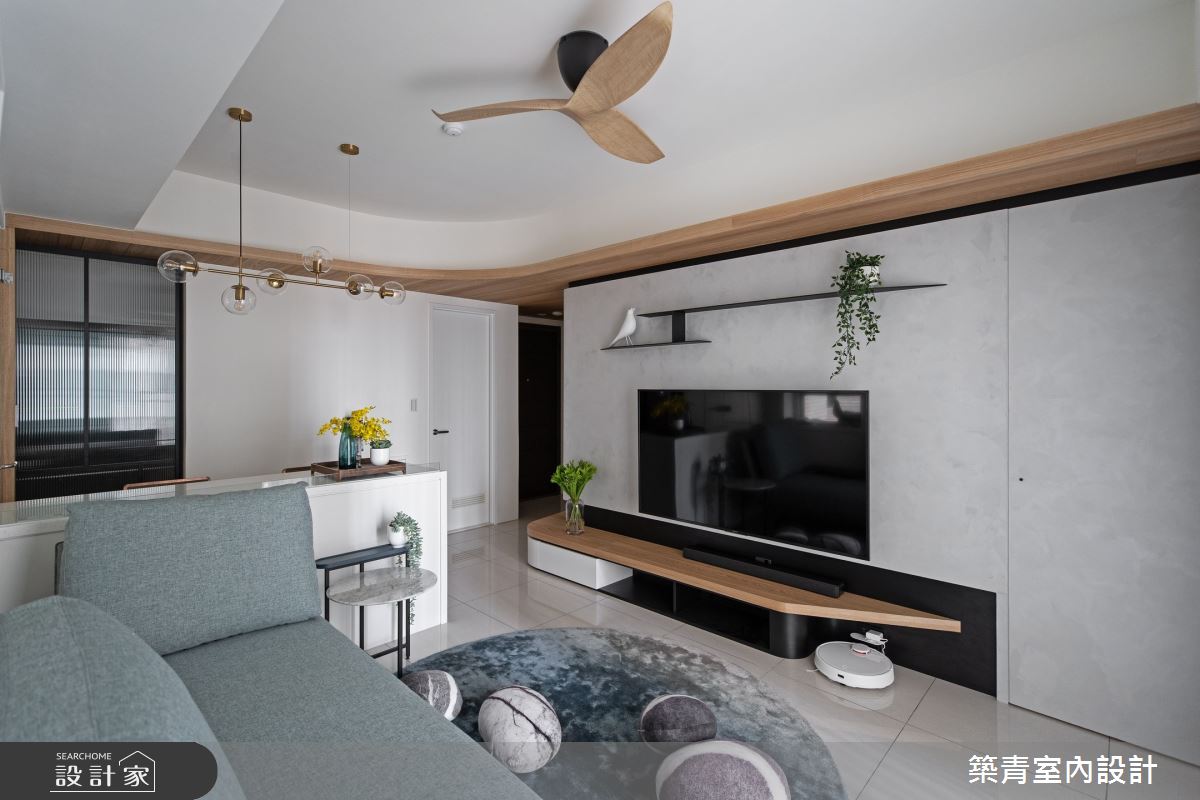 21坪新成屋(5年以下)＿現代風客廳案例圖片＿築青室內裝修有限公司＿築青_63之10