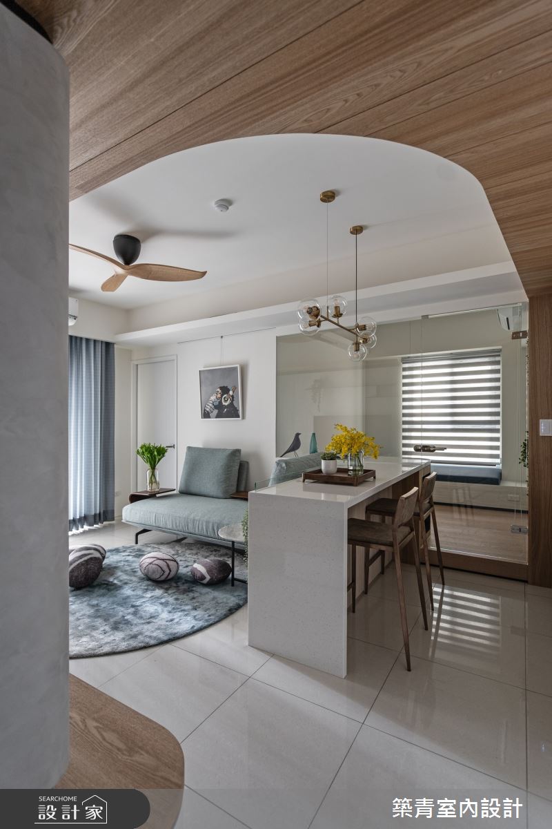 21坪新成屋(5年以下)＿現代風餐廳中島案例圖片＿築青室內裝修有限公司＿築青_63之2