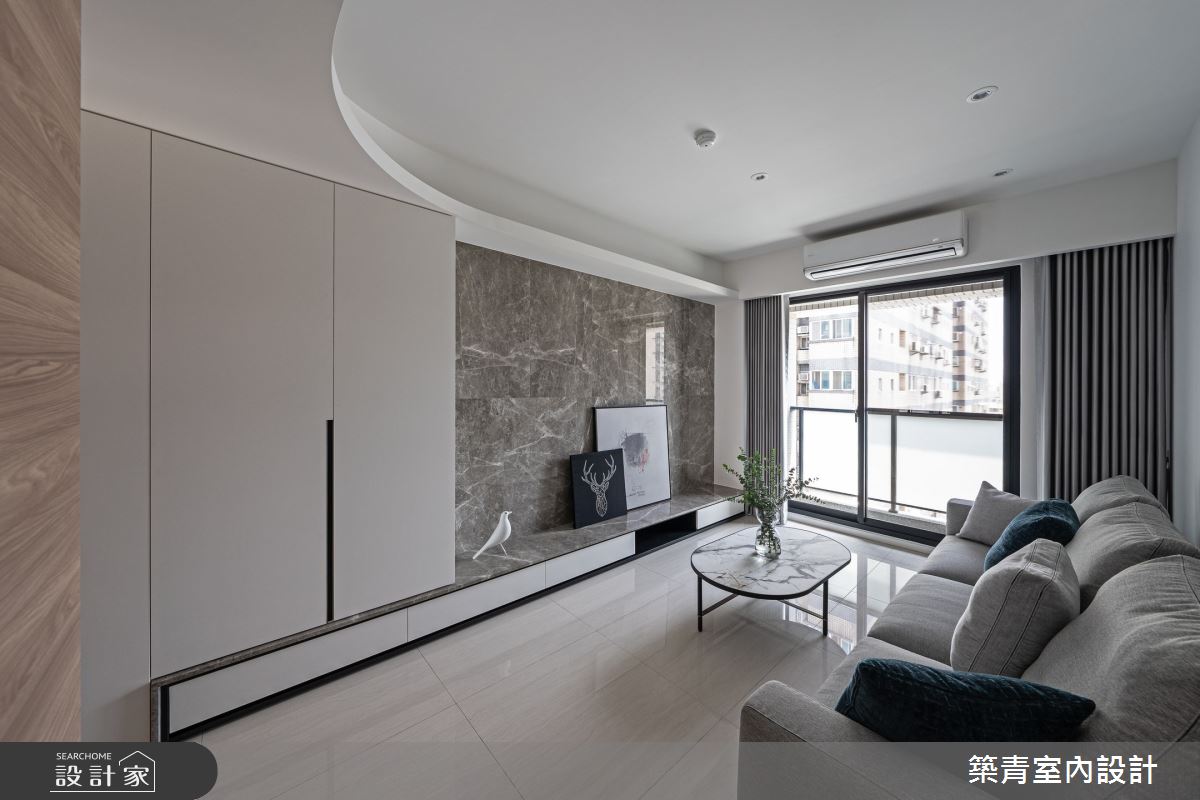 30坪預售屋＿現代風客廳案例圖片＿築青室內裝修有限公司＿築青_65之4