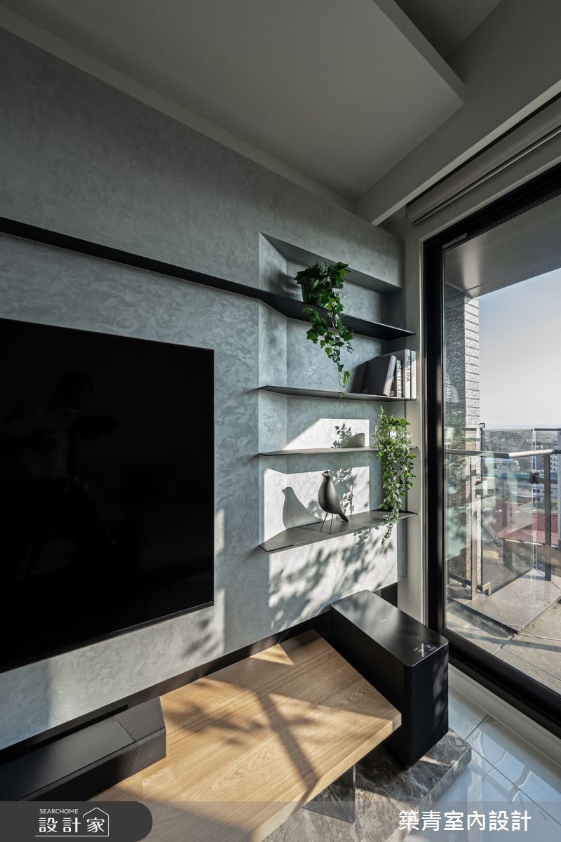 48坪預售屋＿現代風客廳案例圖片＿築青室內裝修有限公司＿築青_64之16