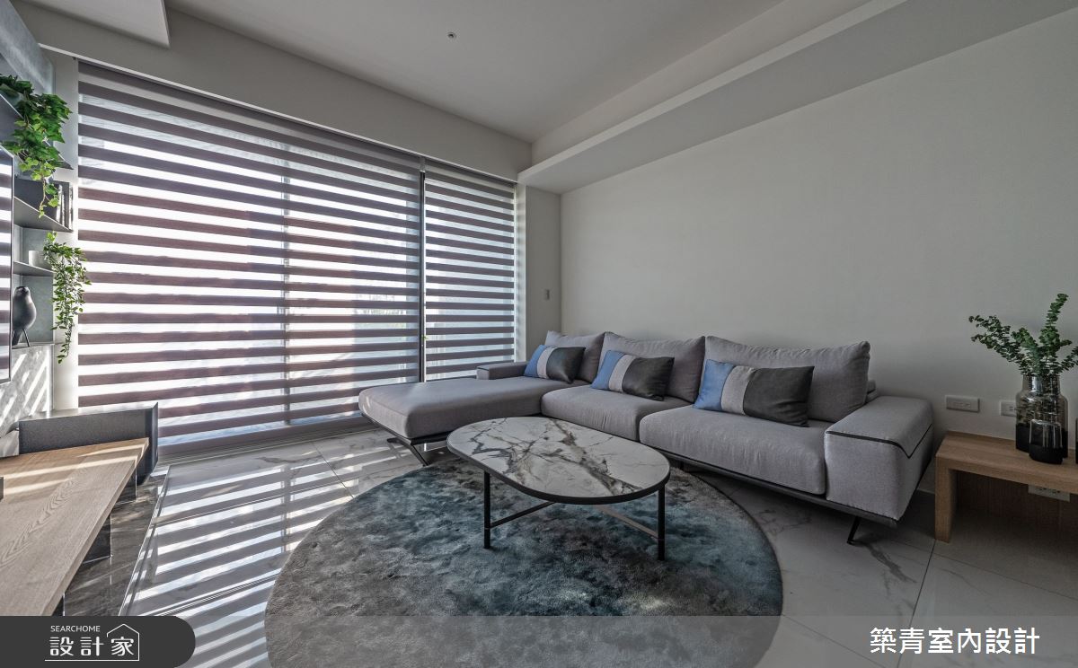 48坪預售屋＿現代風客廳案例圖片＿築青室內裝修有限公司＿築青_64之14