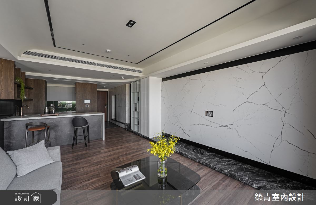 48坪預售屋＿現代風客廳案例圖片＿築青室內裝修有限公司＿築青_66之9