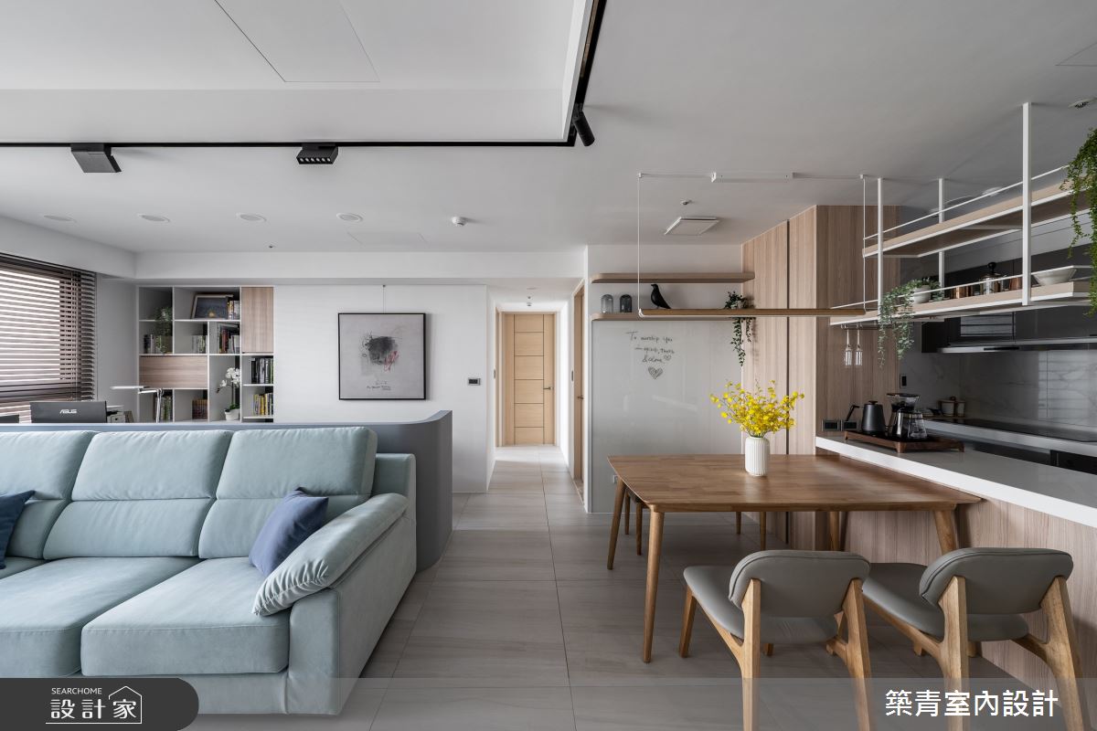 30坪預售屋＿混搭風客廳案例圖片＿築青室內裝修有限公司＿築青_67之8