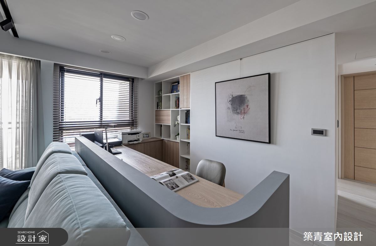 30坪預售屋＿混搭風工作區案例圖片＿築青室內裝修有限公司＿築青_67之10