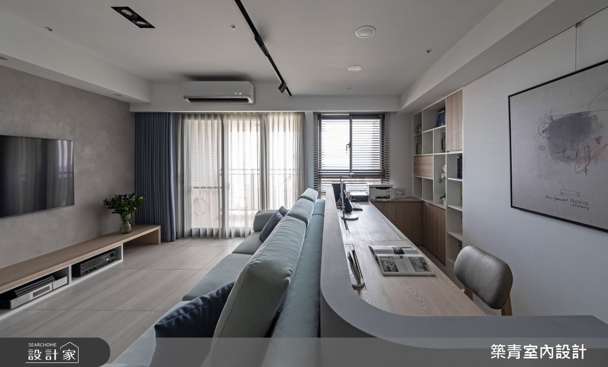 30坪預售屋＿混搭風工作區案例圖片＿築青室內裝修有限公司＿築青_67之11