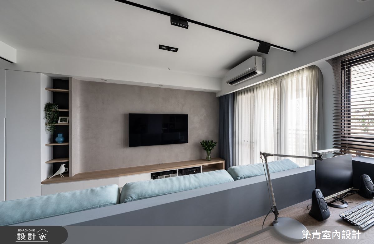 30坪預售屋＿混搭風工作區案例圖片＿築青室內裝修有限公司＿築青_67之12