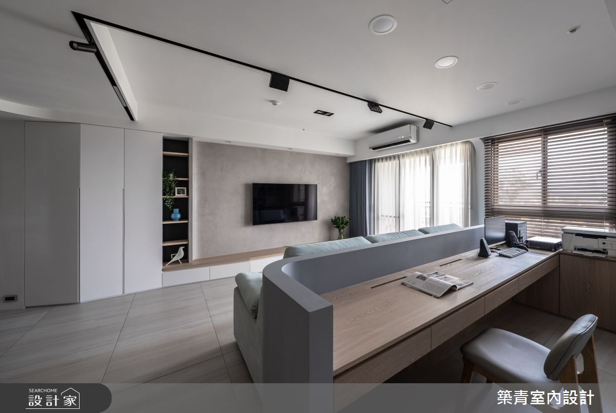 30坪預售屋＿混搭風工作區案例圖片＿築青室內裝修有限公司＿築青_67之15