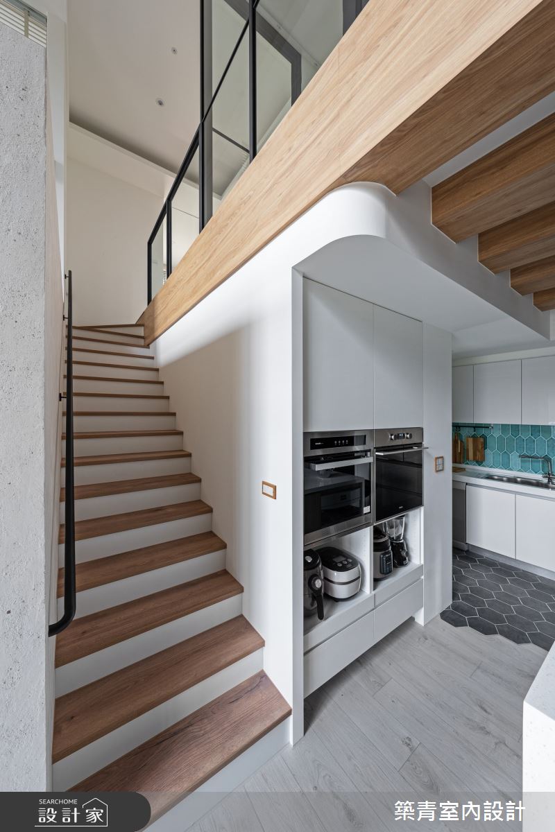 48坪新成屋(5年以下)＿現代風樓梯案例圖片＿築青室內裝修有限公司＿築青_68之11