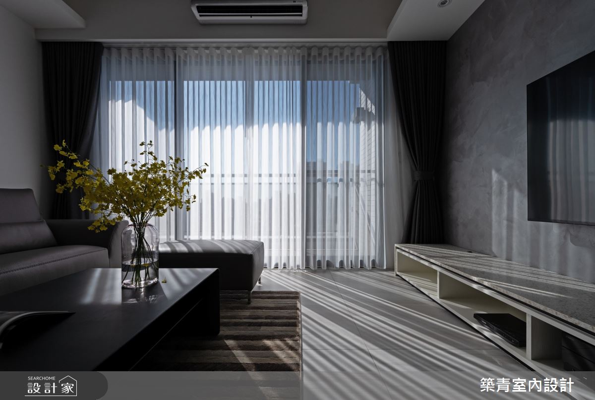 30坪預售屋＿混搭風客廳案例圖片＿築青室內裝修有限公司＿築青_69之13