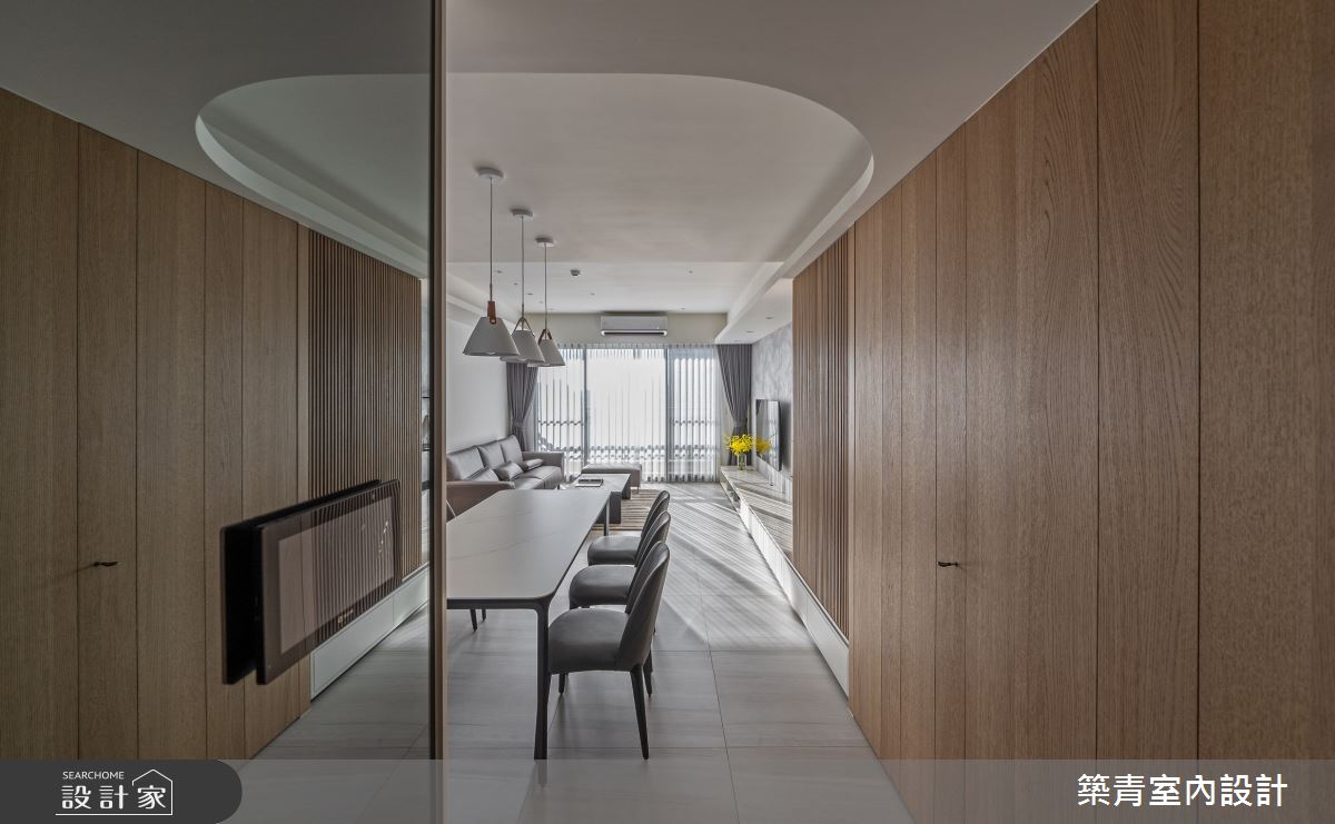 30坪預售屋＿混搭風玄關案例圖片＿築青室內裝修有限公司＿築青_69之1