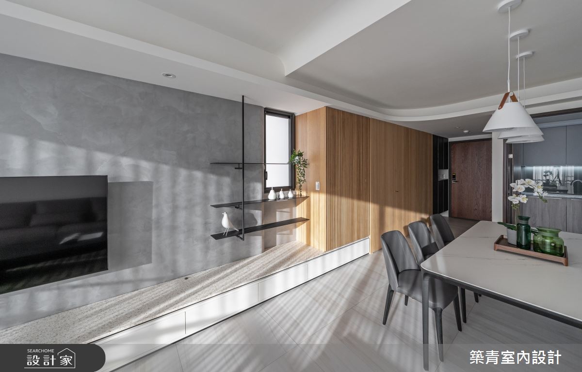 30坪預售屋＿混搭風客廳案例圖片＿築青室內裝修有限公司＿築青_69之9