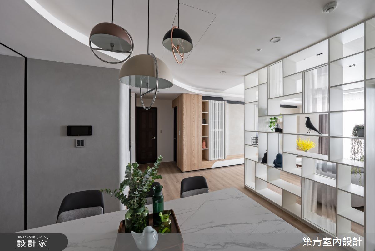 48坪新成屋(5年以下)＿現代風客廳餐廳案例圖片＿築青室內裝修有限公司＿築青_70之4