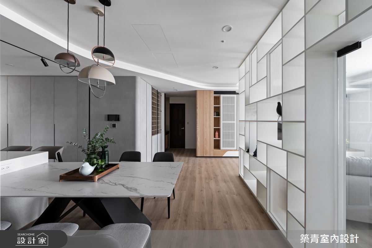 48坪新成屋(5年以下)＿現代風客廳餐廳案例圖片＿築青室內裝修有限公司＿築青_70之9