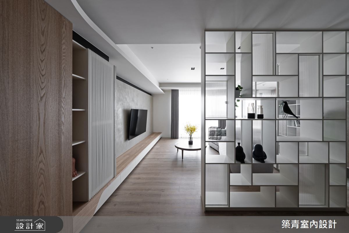 48坪新成屋(5年以下)＿現代風客廳案例圖片＿築青室內裝修有限公司＿築青_70之11