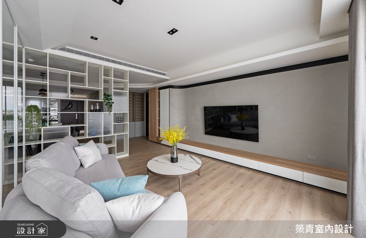 48坪新成屋(5年以下)＿現代風客廳案例圖片＿築青室內裝修有限公司＿築青_70之19