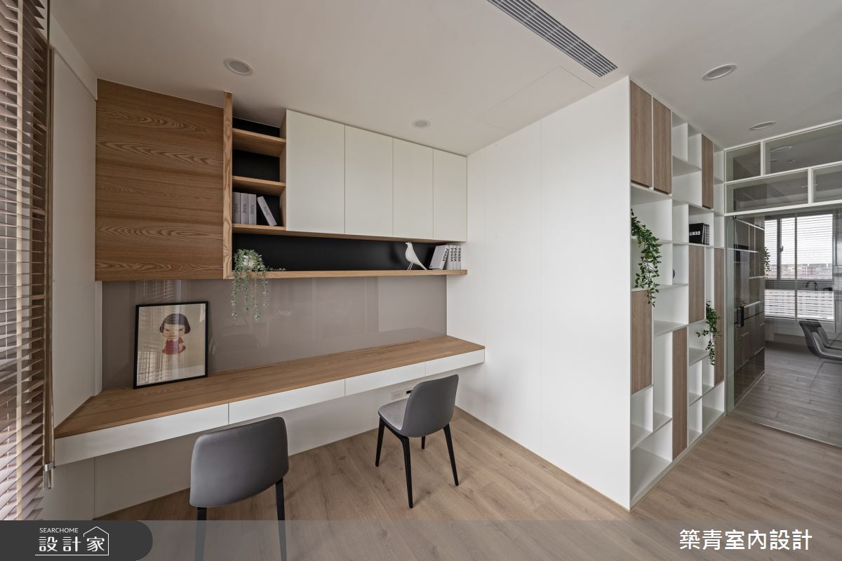 48坪新成屋(5年以下)＿現代風書房工作區案例圖片＿築青室內裝修有限公司＿築青_70之16