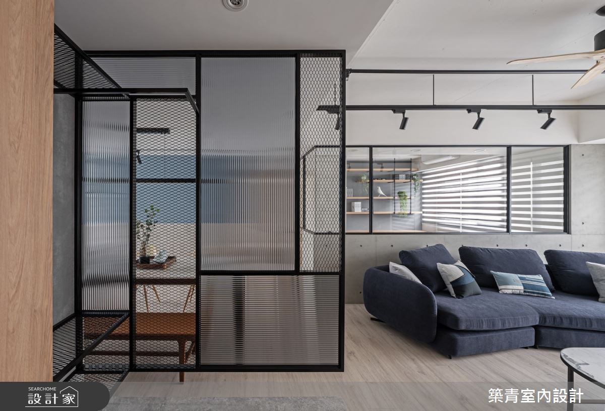 40坪老屋(16~30年)＿混搭風玄關客廳案例圖片＿築青室內裝修有限公司＿築青_71之1