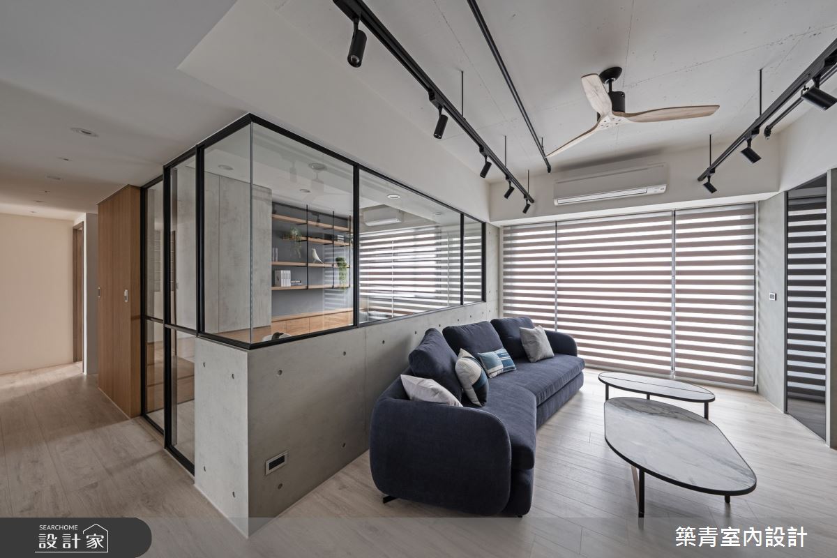 40坪老屋(16~30年)＿混搭風客廳書房案例圖片＿築青室內裝修有限公司＿築青_71之6