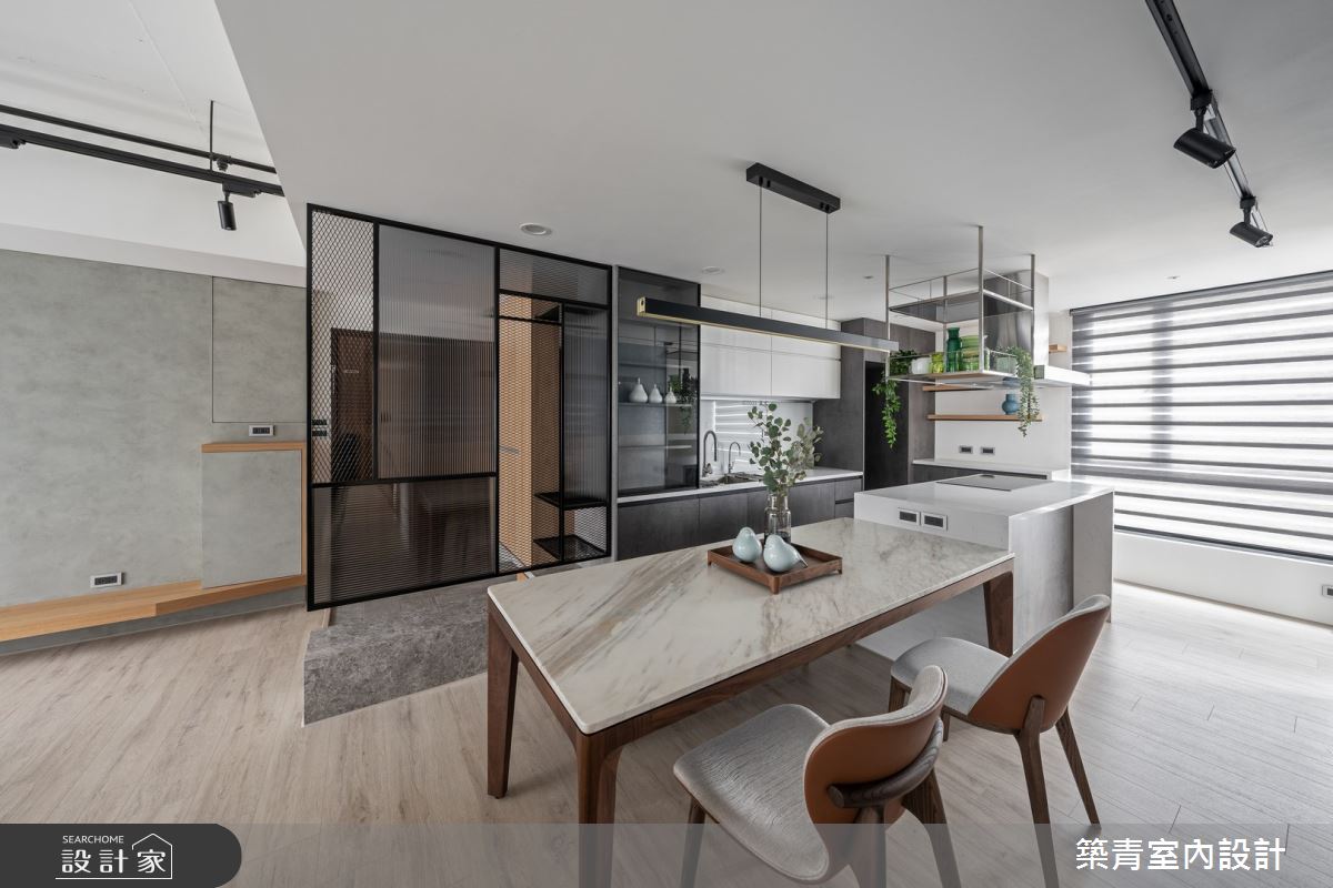 40坪老屋(16~30年)＿混搭風玄關餐廳廚房案例圖片＿築青室內裝修有限公司＿築青_71之22