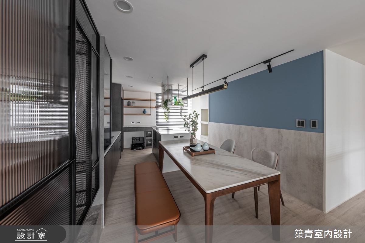40坪老屋(16~30年)＿混搭風餐廳廚房案例圖片＿築青室內裝修有限公司＿築青_71之24