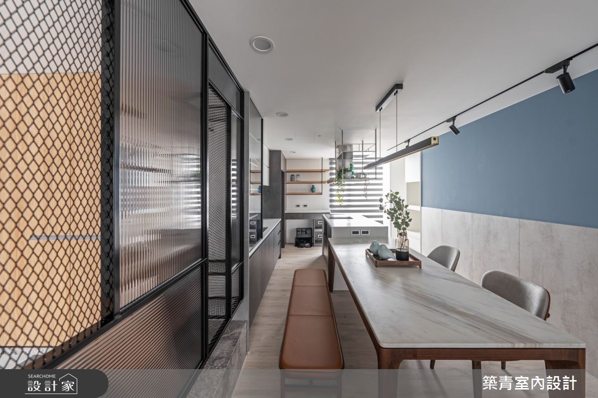40坪老屋(16~30年)＿混搭風餐廳廚房案例圖片＿築青室內裝修有限公司＿築青_71之29