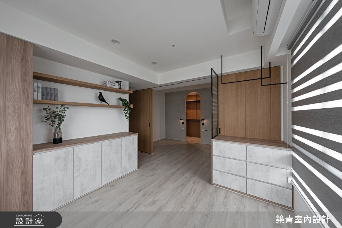 40坪老屋(16~30年)＿混搭風臥室更衣間案例圖片＿築青室內裝修有限公司＿築青_71之30