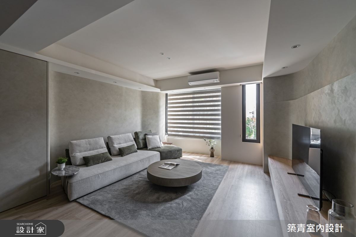 48坪老屋(16~30年)＿現代風客廳案例圖片＿築青室內裝修有限公司＿築青_72之3