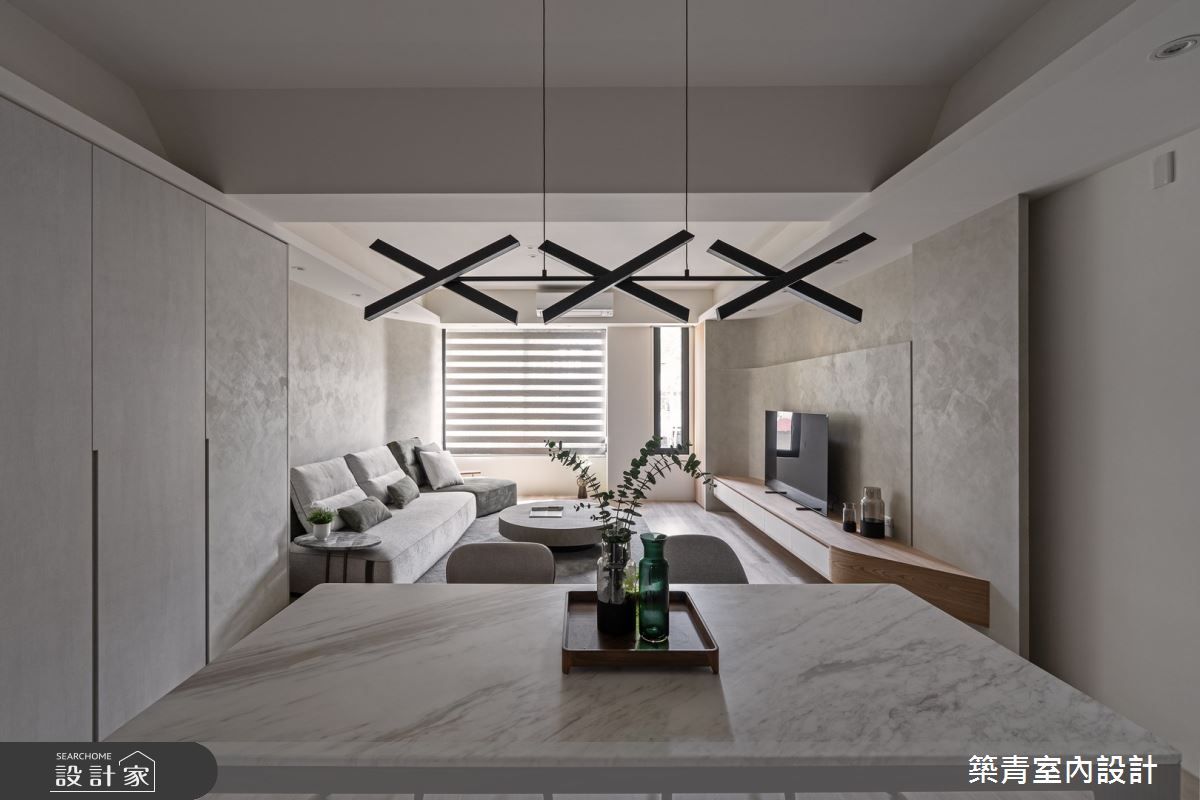 48坪老屋(16~30年)＿現代風客廳餐廳案例圖片＿築青室內裝修有限公司＿築青_72之6