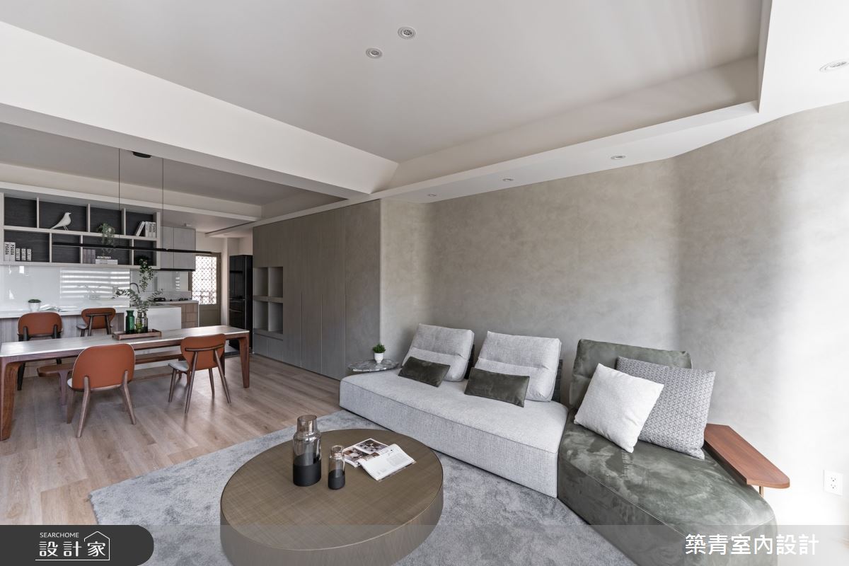 48坪老屋(16~30年)＿現代風客廳餐廳案例圖片＿築青室內裝修有限公司＿築青_72之11