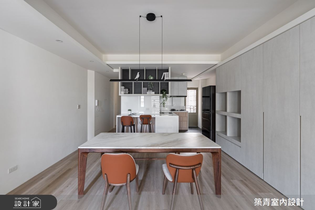 48坪老屋(16~30年)＿現代風餐廳吧檯案例圖片＿築青室內裝修有限公司＿築青_72之12