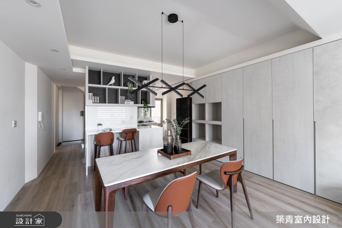 48坪老屋(16~30年)＿現代風餐廳吧檯案例圖片＿築青室內裝修有限公司＿築青_72之13