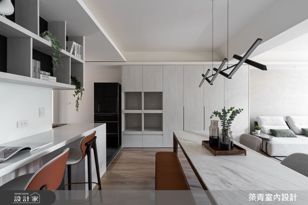 48坪老屋(16~30年)＿現代風餐廳吧檯案例圖片＿築青室內裝修有限公司＿築青_72之14