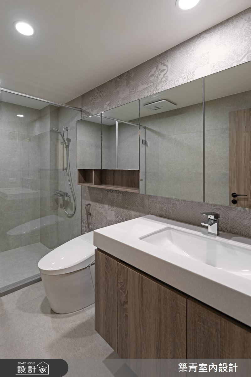48坪老屋(16~30年)＿現代風浴室案例圖片＿築青室內裝修有限公司＿築青_72之23