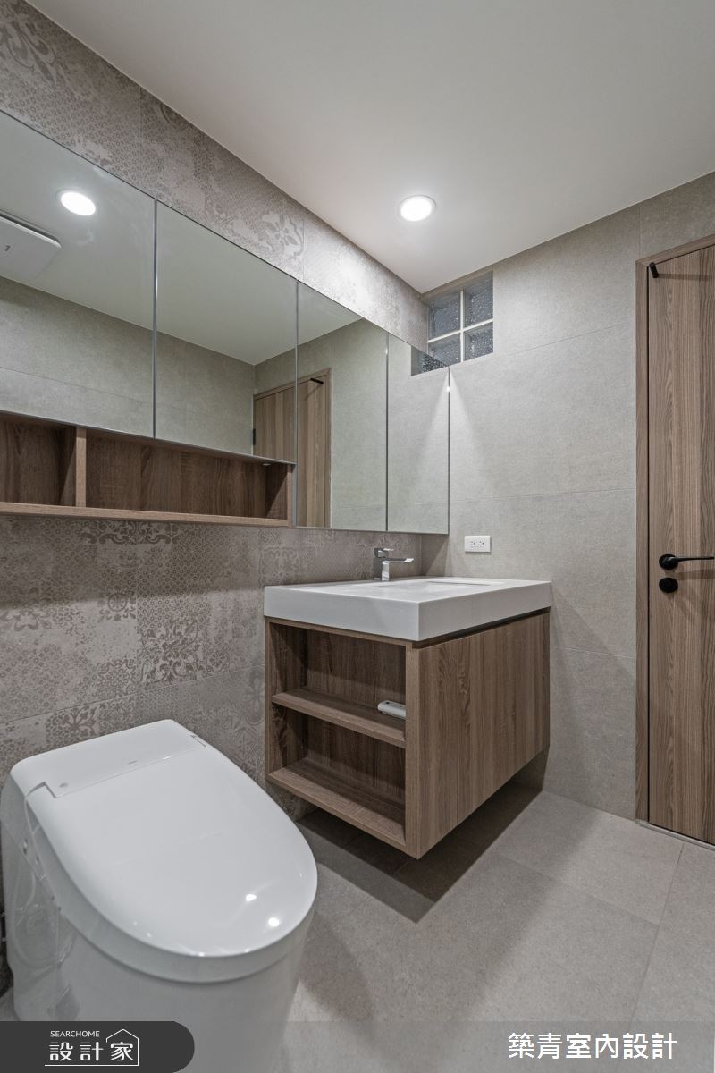 48坪老屋(16~30年)＿現代風浴室案例圖片＿築青室內裝修有限公司＿築青_72之24