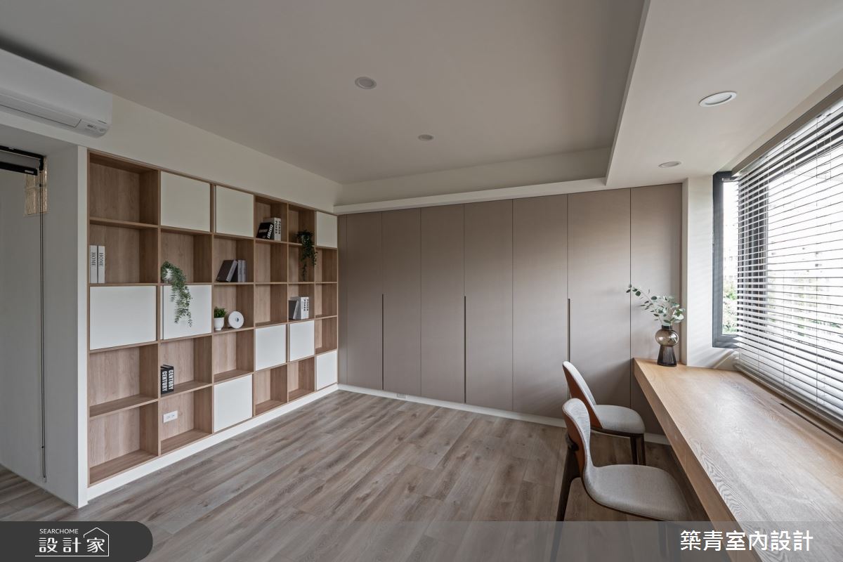 48坪老屋(16~30年)＿現代風書房工作區案例圖片＿築青室內裝修有限公司＿築青_72之26