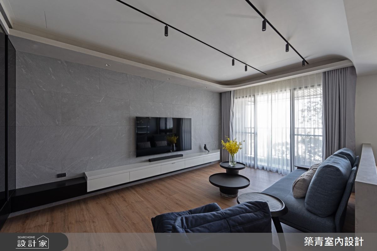 30坪預售屋＿混搭風客廳案例圖片＿築青室內裝修有限公司＿築青_73之10