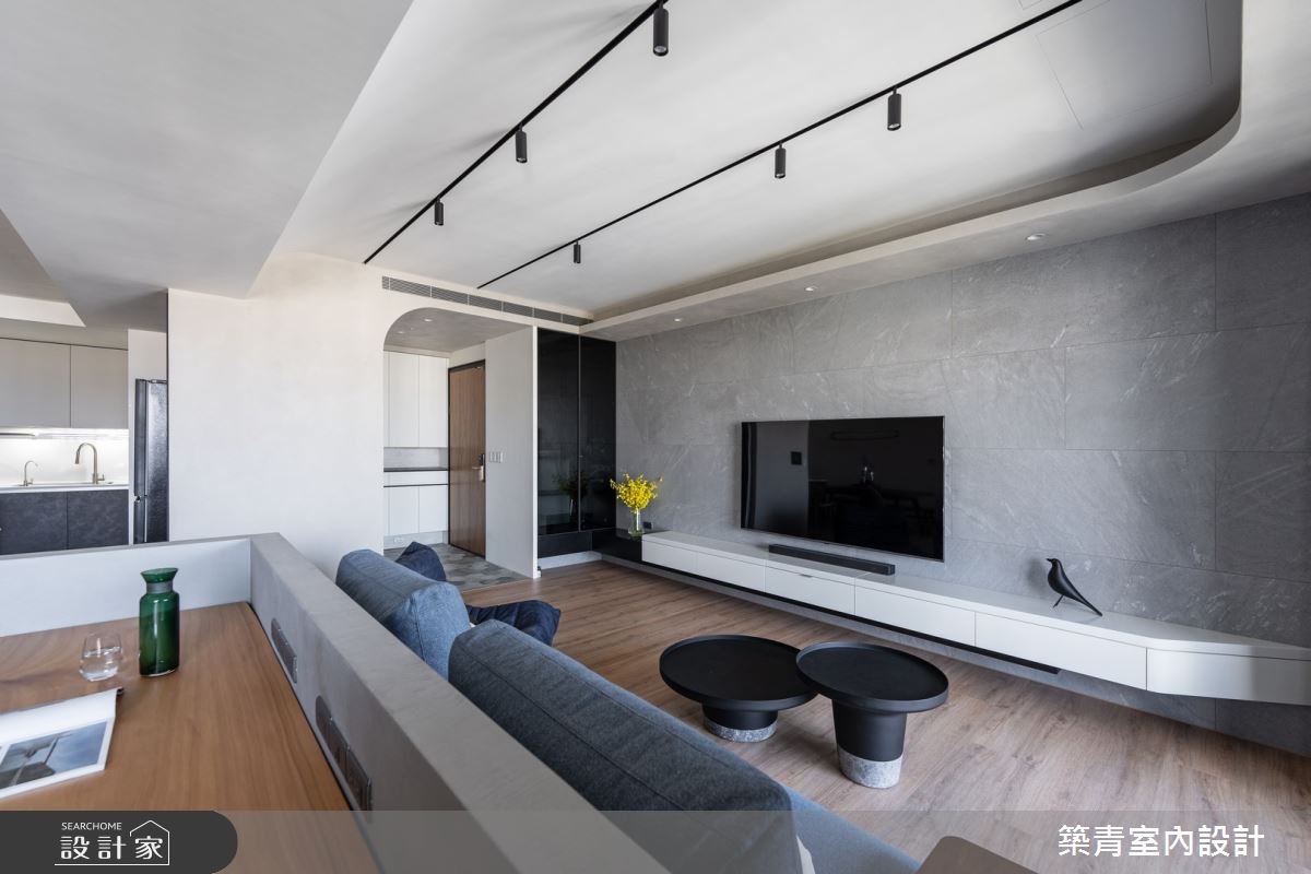 30坪預售屋＿混搭風玄關客廳案例圖片＿築青室內裝修有限公司＿築青_73之12