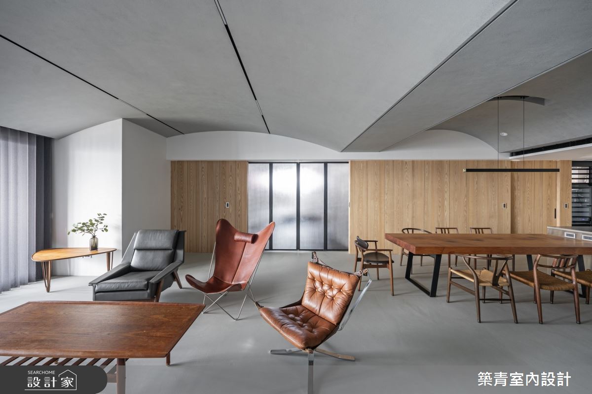50坪新成屋(5年以下)＿現代風客廳餐廳案例圖片＿築青室內裝修有限公司＿築青_74之11